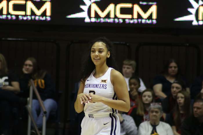 WVU guard Kysre Gondrezick